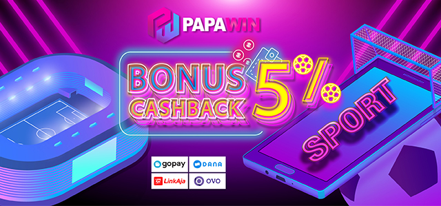 Bonus Cashback 5% Sports